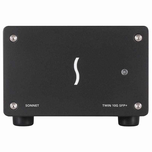 Sonnet Twin10G SFP28 Thunderbolt Adapter – Dual 10GbE Optical Ports with Transceivers Sonnet Twin10G SFP28 Thunderbolt Adapter – Dual 10GbE Optical Ports with Transceivers